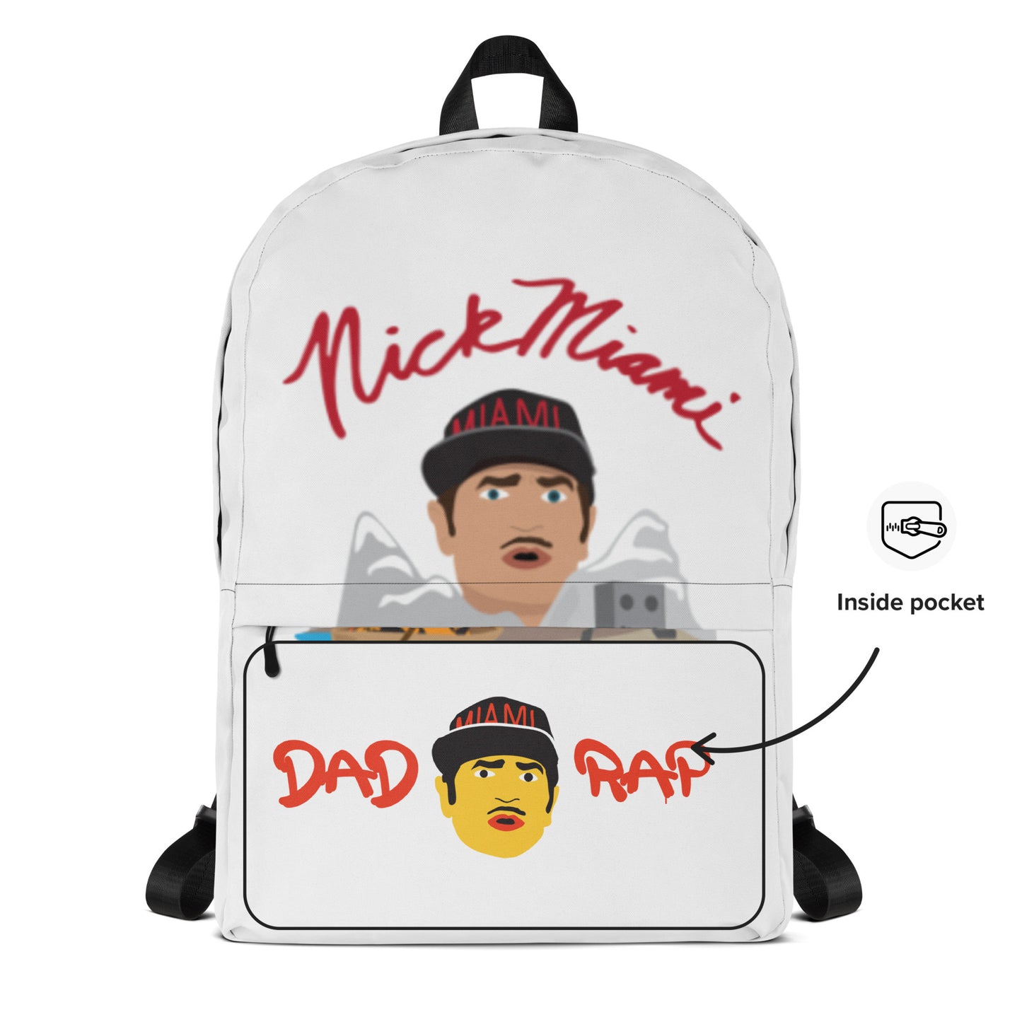 Nick Miami Dad Rapper Backpack