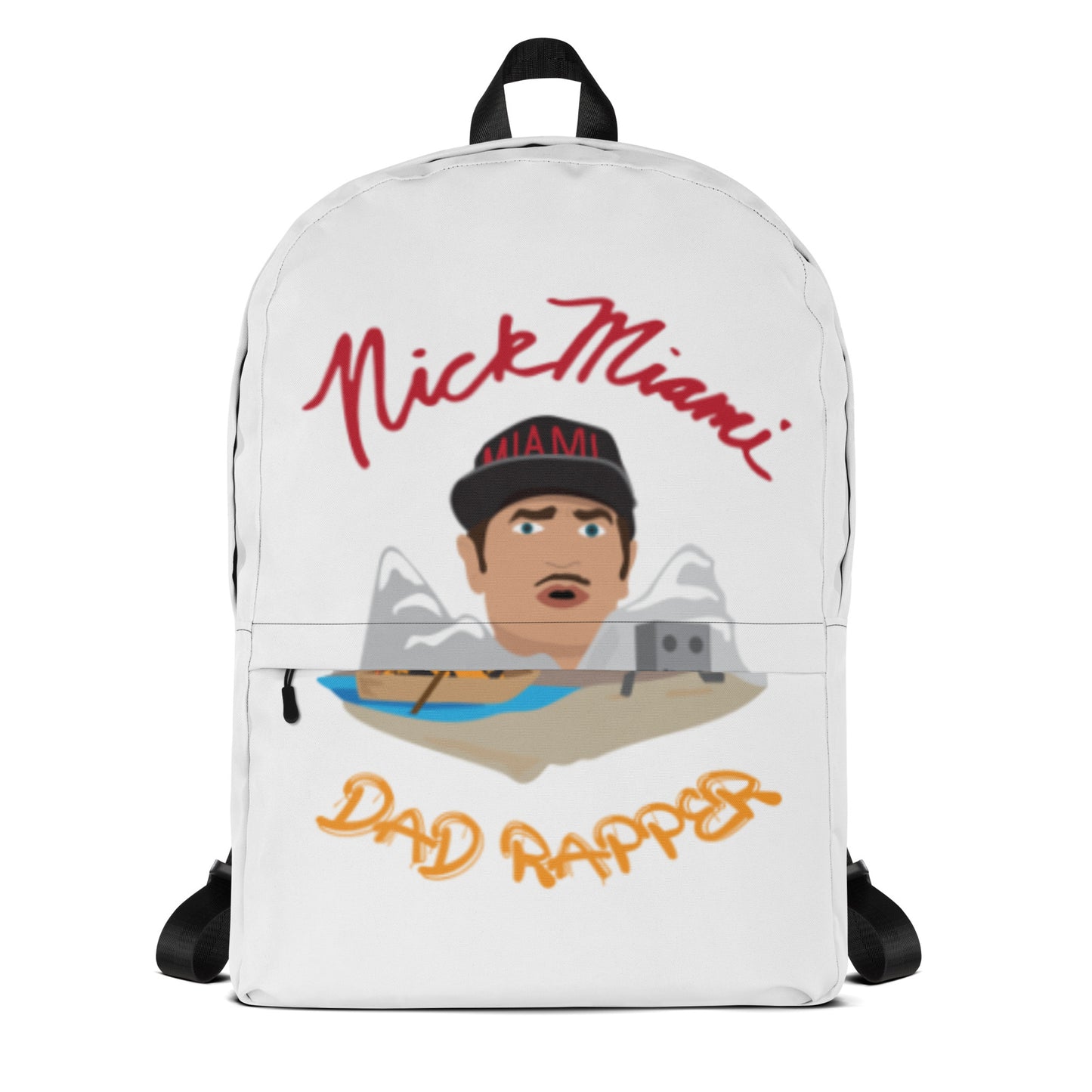 Nick Miami Dad Rapper Backpack