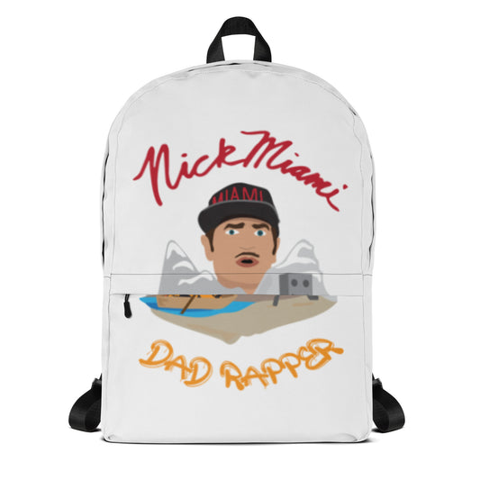 Nick Miami Dad Rapper Backpack