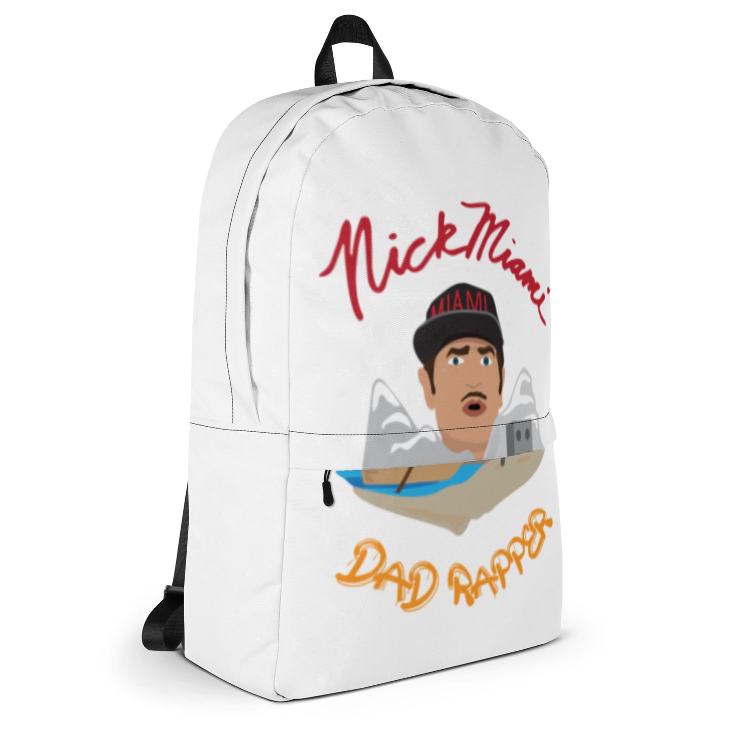 Nick Miami Dad Rapper Backpack