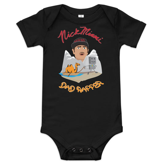 Dad Rapper Baby short sleeve onesie