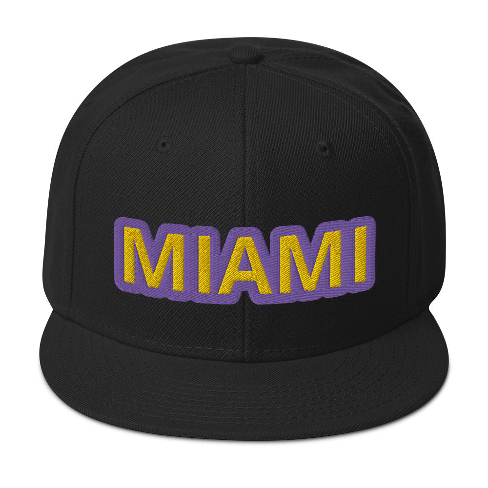 Dad Rapper MIAMI Snapback Hat