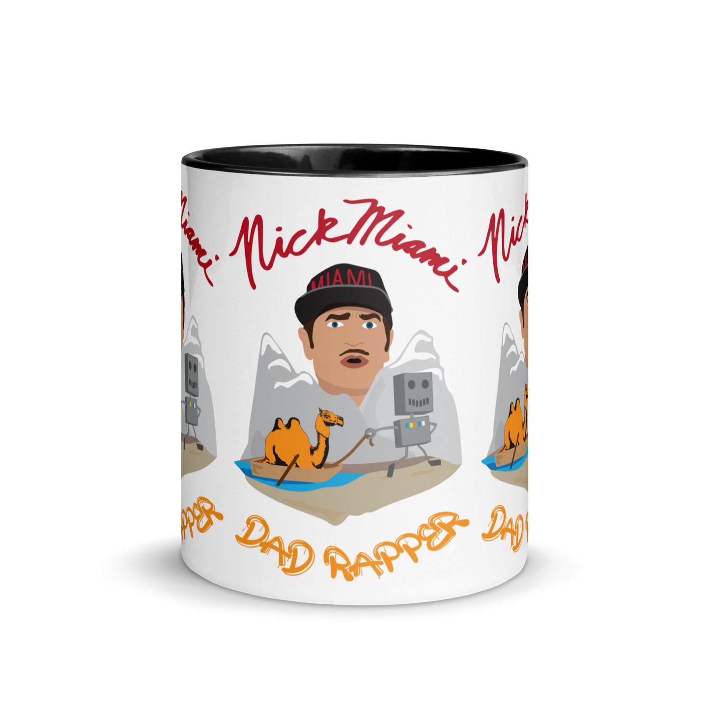 Dad Rapper Mug with Color Inside