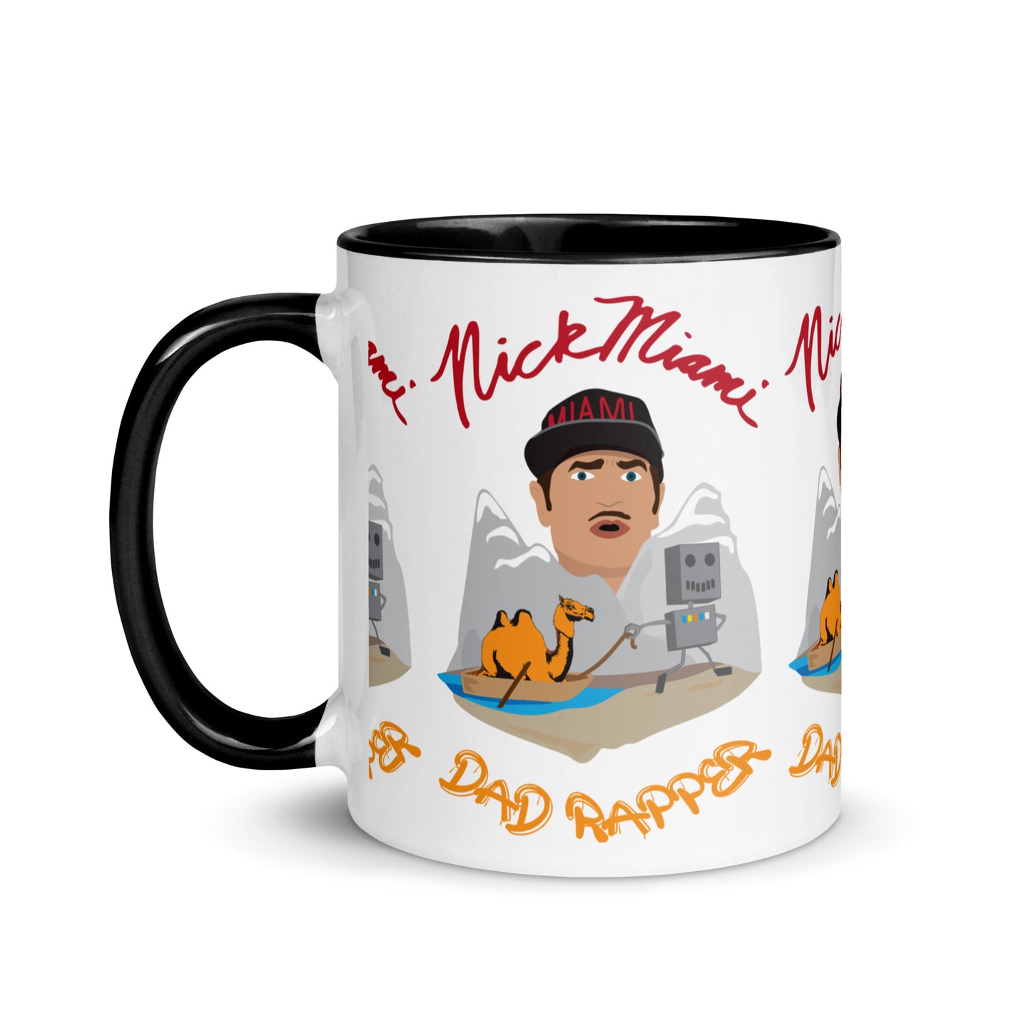 Dad Rapper Mug with Color Inside