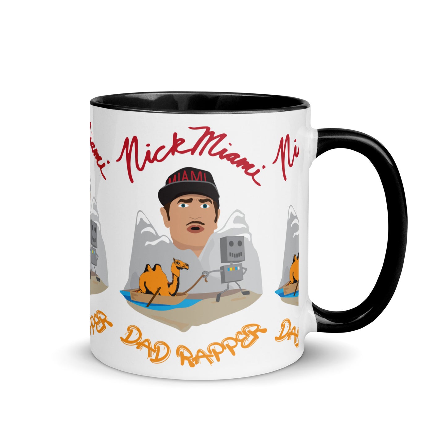 Dad Rapper Mug with Color Inside