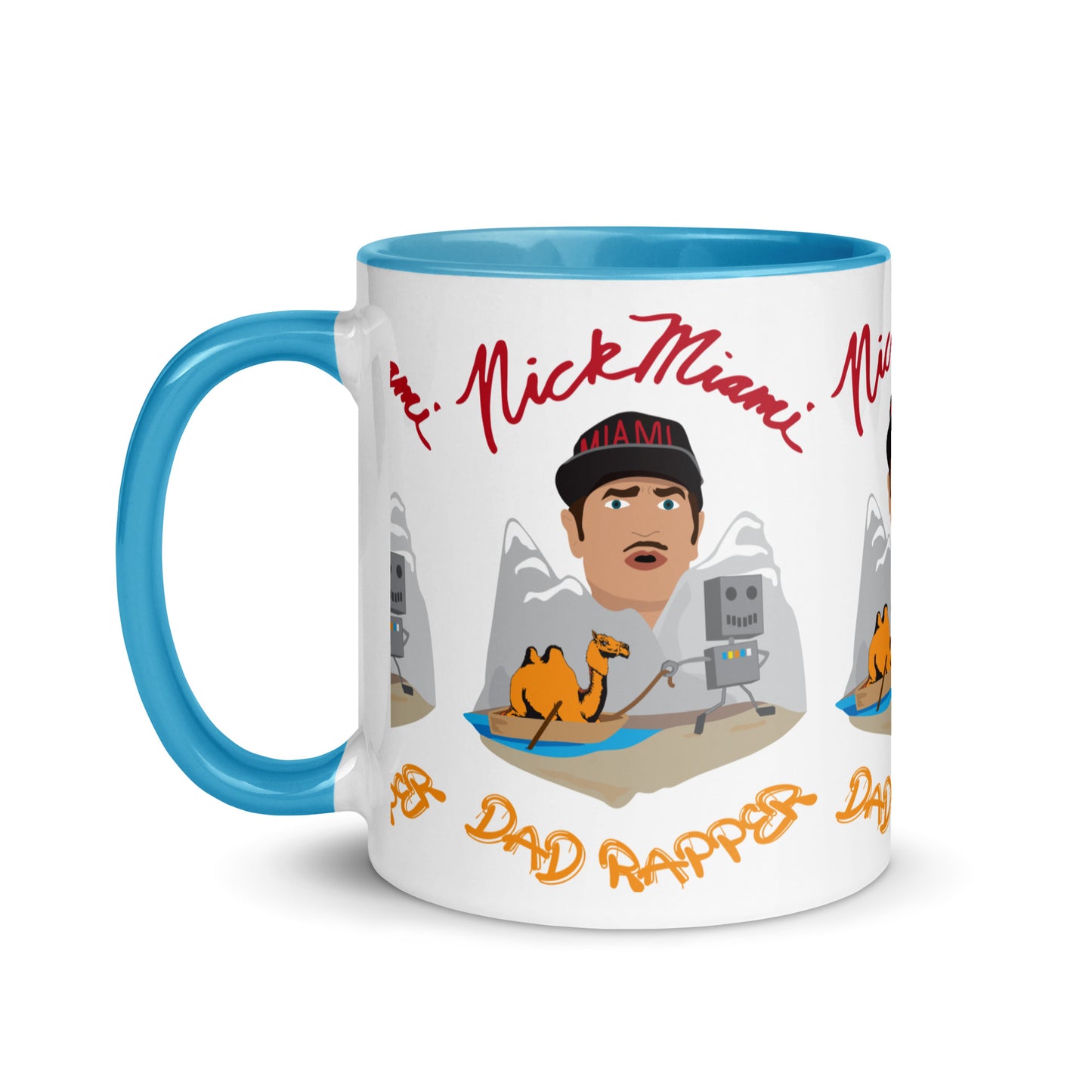 Dad Rapper Mug with Color Inside