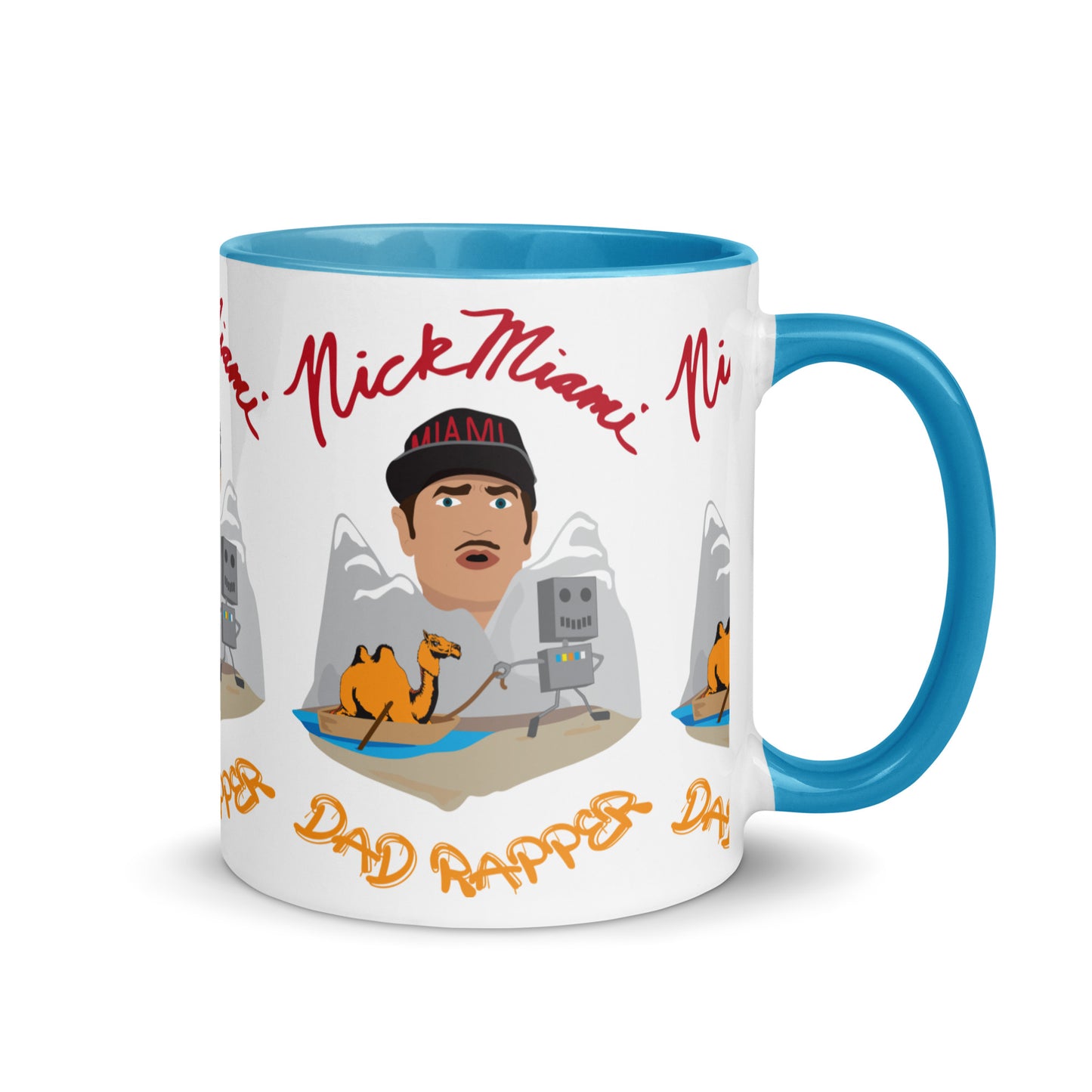 Dad Rapper Mug with Color Inside