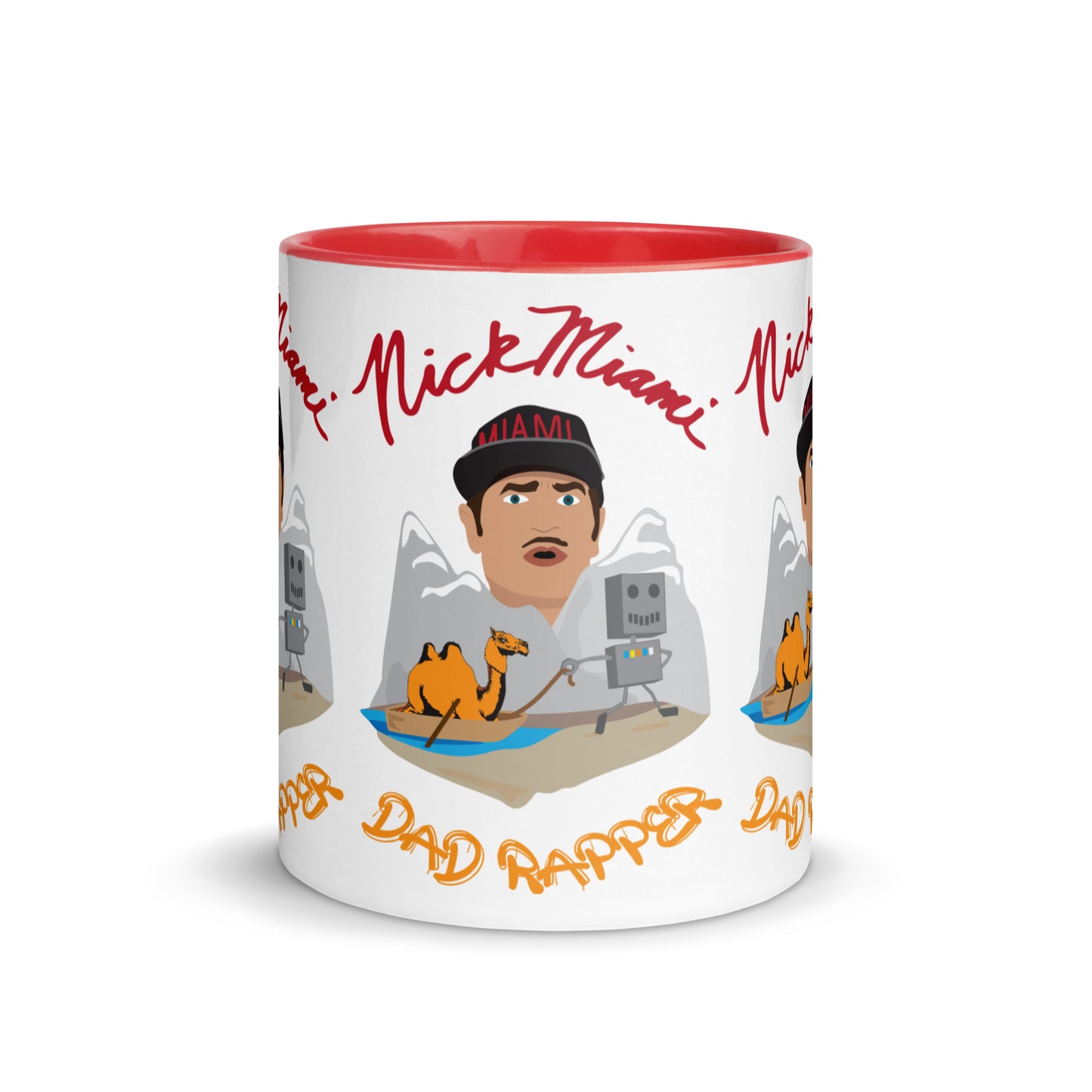 Dad Rapper Mug with Color Inside