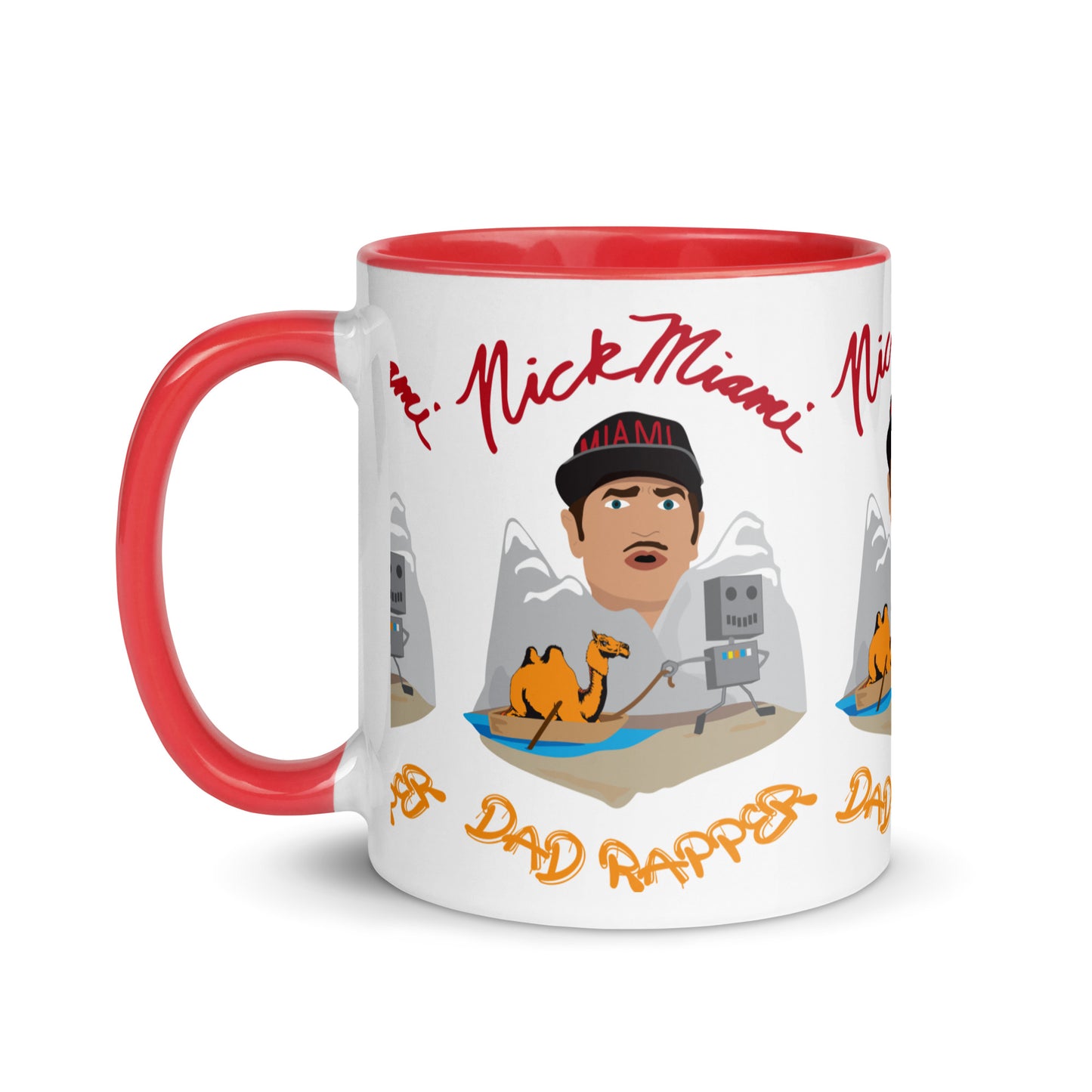 Dad Rapper Mug with Color Inside