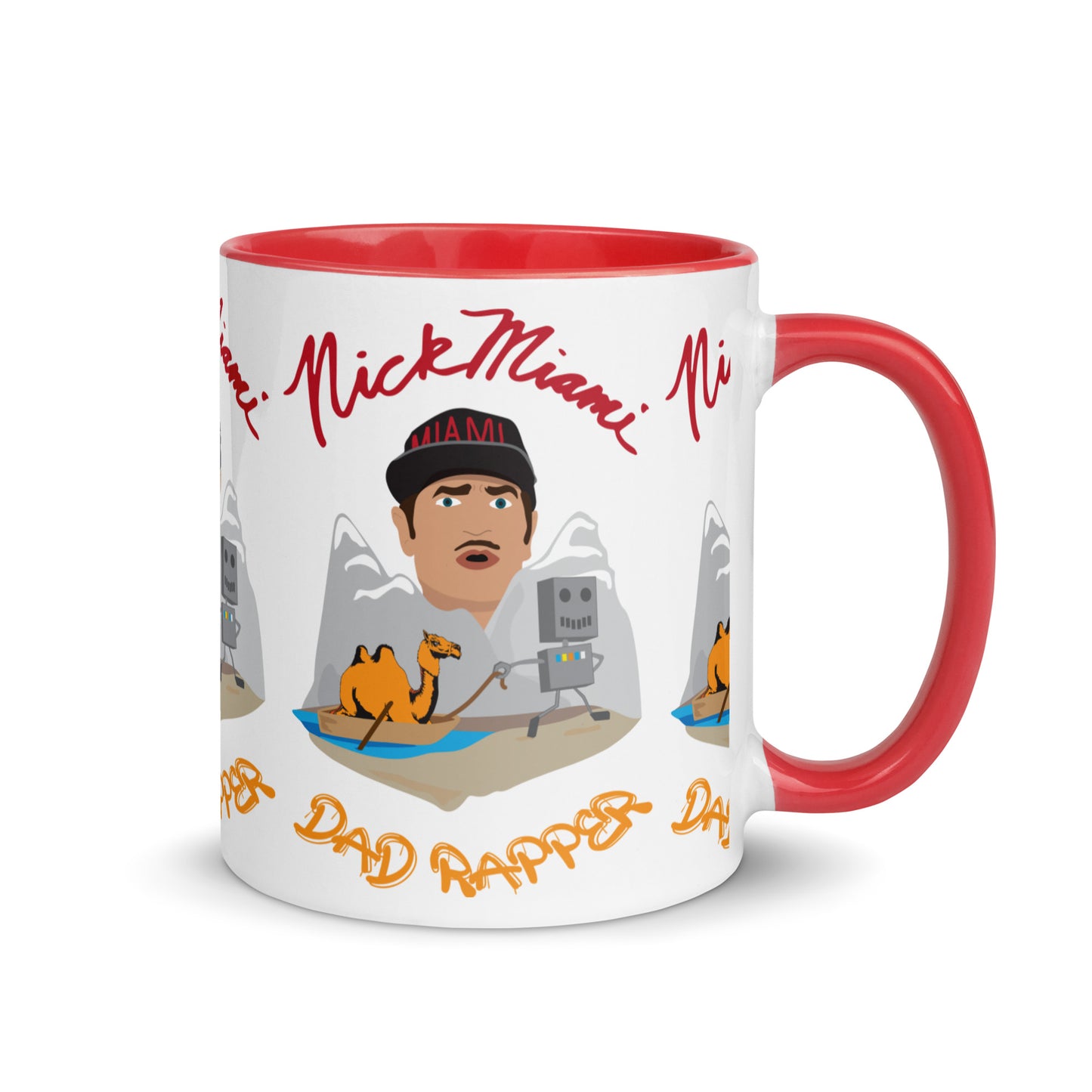 Dad Rapper Mug with Color Inside