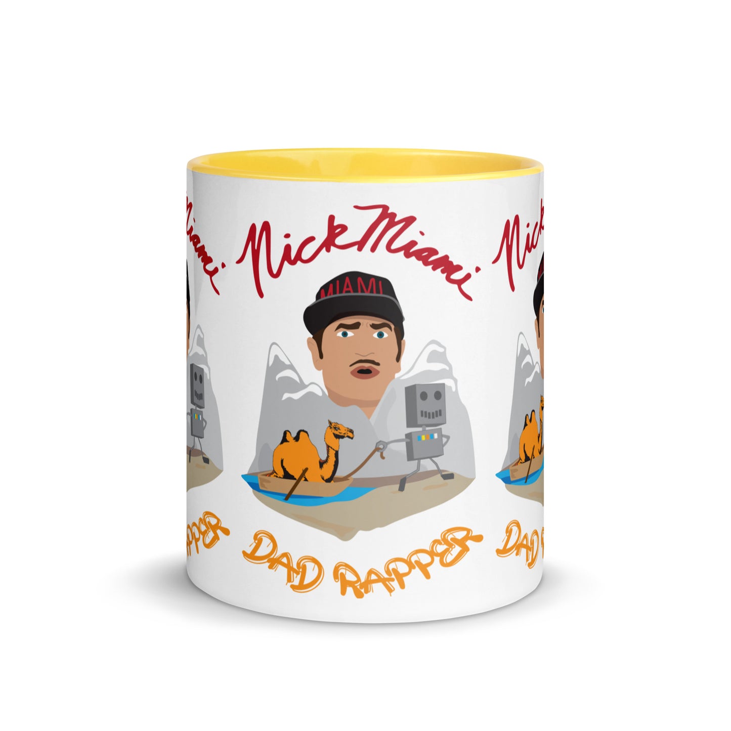 Dad Rapper Mug with Color Inside