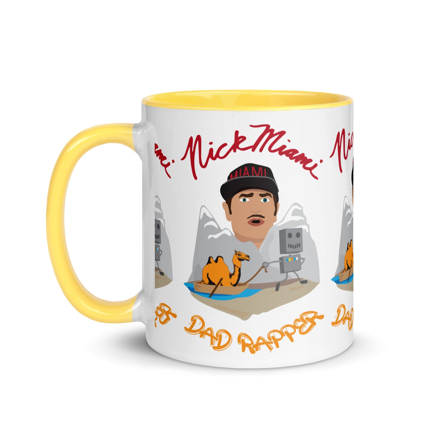 Dad Rapper Mug with Color Inside