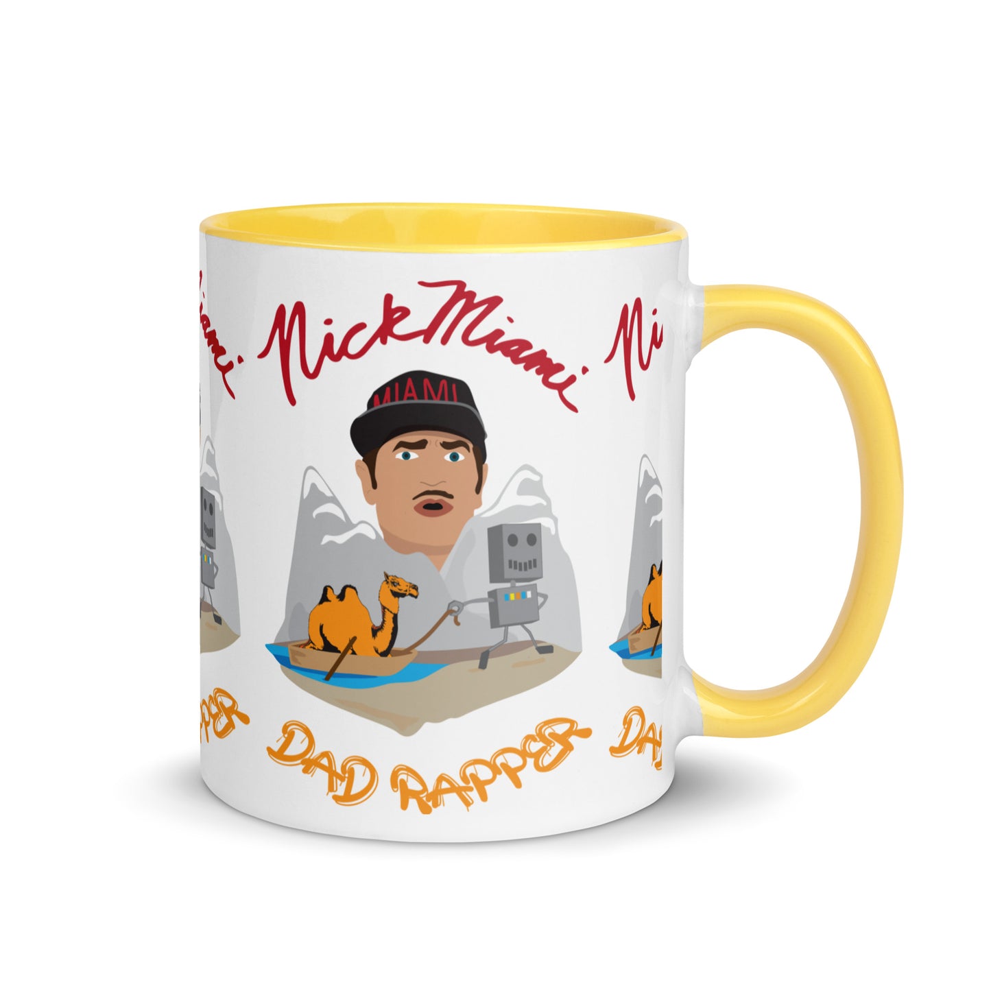 Dad Rapper Mug with Color Inside